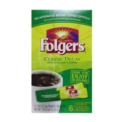 Folgers Instant Decaf Coffee 6ct-wholesale
