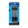 Spencer Ballpoint Pen 4pk Black Retract-wholesale