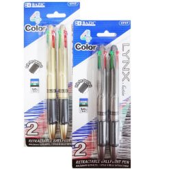 Pen 4-Color Ink 1.0mm 2pk-wholesale
