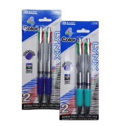 Pens 4-Colors 1.0mm 2pk-wholesale