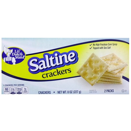 Lil Dutch 8oz Saltine Crackers 2pk-wholesale