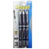 Pens Roller Ball 0.7mm 3pk Black-wholesale Pens Roller Ball 0.7mm 3pk Black-wholesale