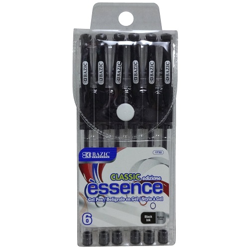 Essence Gel Pens 6pc Black-wholesale