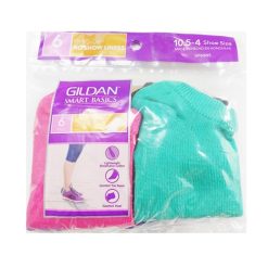 Girls Socks No Show Liners 6pk 10-4-wholesale