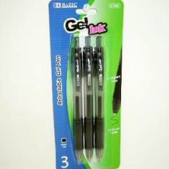 Optima Oil Gel Pens Black Ink 3pc Md-wholesale