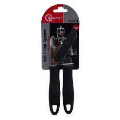 Gourmet Can Opener 3 In 1 Asst Clrs-wholesale