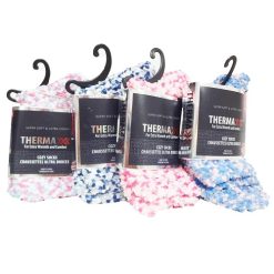 ThermaX Cozy Socks 9-11 Asst Clrs-wholesale