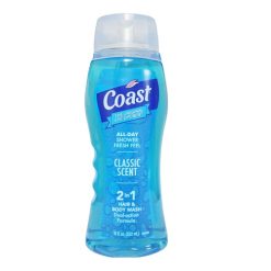 Coast Body Wash 18oz 2 In 1 Classic Scen-wholesale