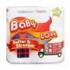 Baby Love Bath Tissue 300ct 4pk 2ply-wholesale