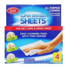 H.S Cleaning Pads 4ct W-Thin Eraser-wholesale