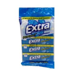 Extra Gum 4pk PEPPERMINT 5pc-wholesale