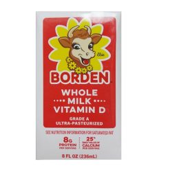 Borden 8oz Whole Milk Vitamin D-wholesale