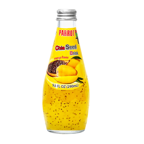 Parrot Chia Seed Drink 9.8oz Mango-wholesale Parrot Chia Seed Drink 9.8oz Mango-wholesale