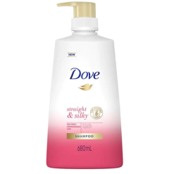 Dove Shampoo 680ml Straight & Silky-wholesale