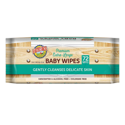Earths Best Baby Wipes 72ct Xtra Lrg-wholesale