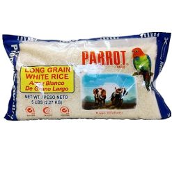 Parrot Long Grain White Rice 5 Lbs-wholesale