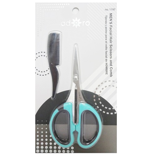 Mens Facial Hair Scissors & Comb-wholesale Mens Facial Hair Scissors & Comb-wholesale