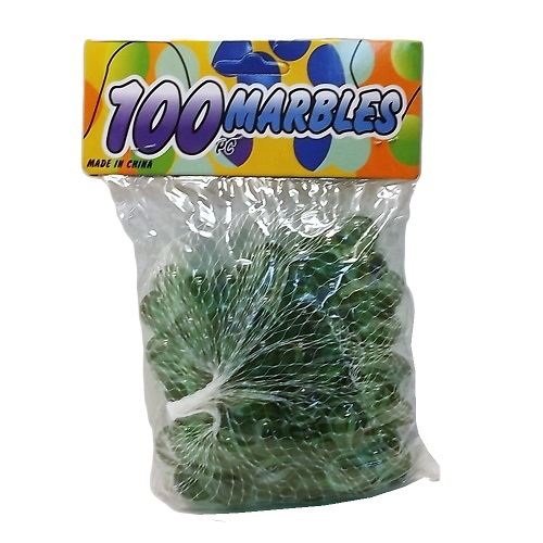 Toy Marbles 100pc Green-wholesale Toy Marbles 100pc Green-wholesale