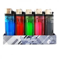 Ignitus Classic Clear Lighters Asst C-wholesale