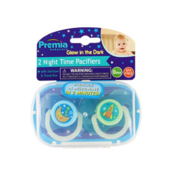 Baby Pacifier 2pk Night Time Asst-wholesale