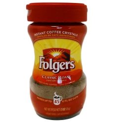 Folgers Instant Coffee 3oz Reg-wholesale