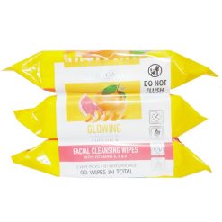 Make-Up Cleansing Wipes 90ct Glowing-wholesale