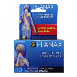 Flanax Tablets 10ct 220mg Pain Reliever
