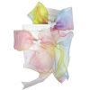 Hair Metal Clip W-Bow Asst Clrs-wholesale Hair Metal Clip W-Bow Asst Clrs-wholesale
