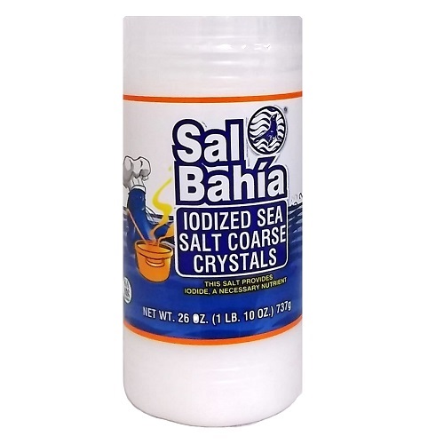 Sal Bahia Sea Salt Coarse 26oz Iodized-wholesale Sal Bahia Sea Salt Coarse 26oz Iodized-wholesale