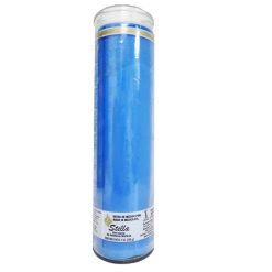 Candle 8in Novena Blue-wholesale