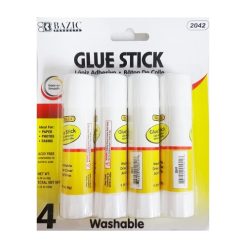 Glue Stick 4pk 1.12oz Washable-wholesale