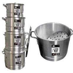 Stock Pots 5pc Alum 20 24 32 40 52qt-wholesale
