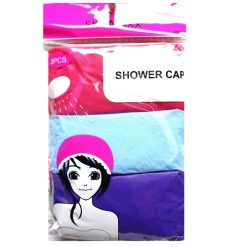 Shower Cap  3pc Asst Clrs-wholesale