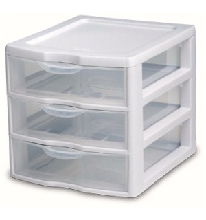 Sterilite Drawers 3 Comp Sml Clear-wholesale Sterilite Drawers 3 Comp Sml Clear-wholesale