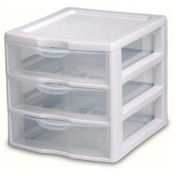 Sterilite Drawers 3 Comp Sml Clear-wholesale