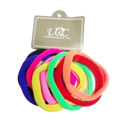 Hair Ties 8pc Large Asst Clrs-wholesale