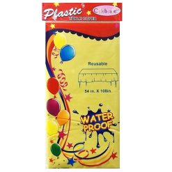 Table Cover 54 X 108in Yellow Water-wholesale