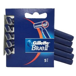 Gillette Blue II 5pk Carded-wholesale