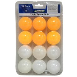 Toy Ping Pong Balls 12pc 2 Clrs-wholesale