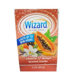 Wizard Scented Candle 3oz Vanilla Papaya-wholesale