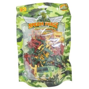 Toy Mini Soldiers 100ct Asst Bag