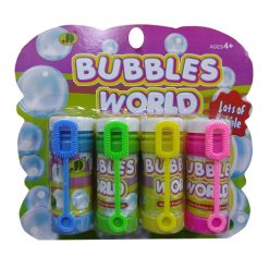 Toy Bubbles World 4pc Asst Clrs-wholesale