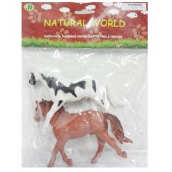 Toy Farm Animals 2pc Horses-wholesale