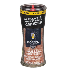 Morton Himalayan Pink Salt 2.5oz Grinder-wholesale