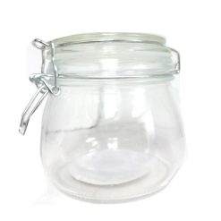 Canister Glass 16.9oz W-Latch Lid-wholesale