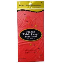 Table Cover 54 X 108in Red Plastic-wholesale