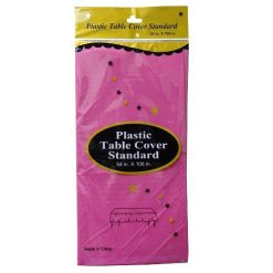 Table Cover 54 X 108in Pink Plastic-wholesale