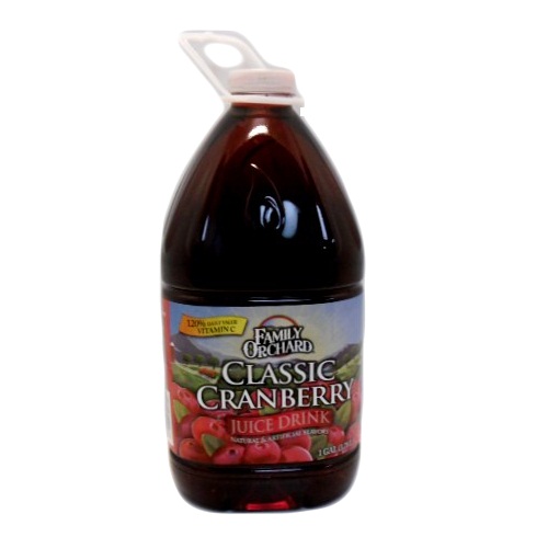 Family Orchard Cranberry Juice 1gl-wholesale Family Orchard Cranberry Juice 1gl-wholesale