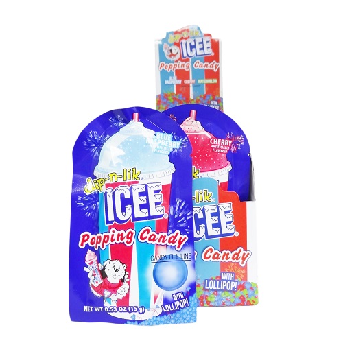 Icee Popping Candy W-Lollipop 0.53oz-wholesale