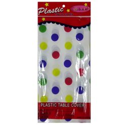 Table Cover 54 X 108in Polka Dot Multi-C-wholesale